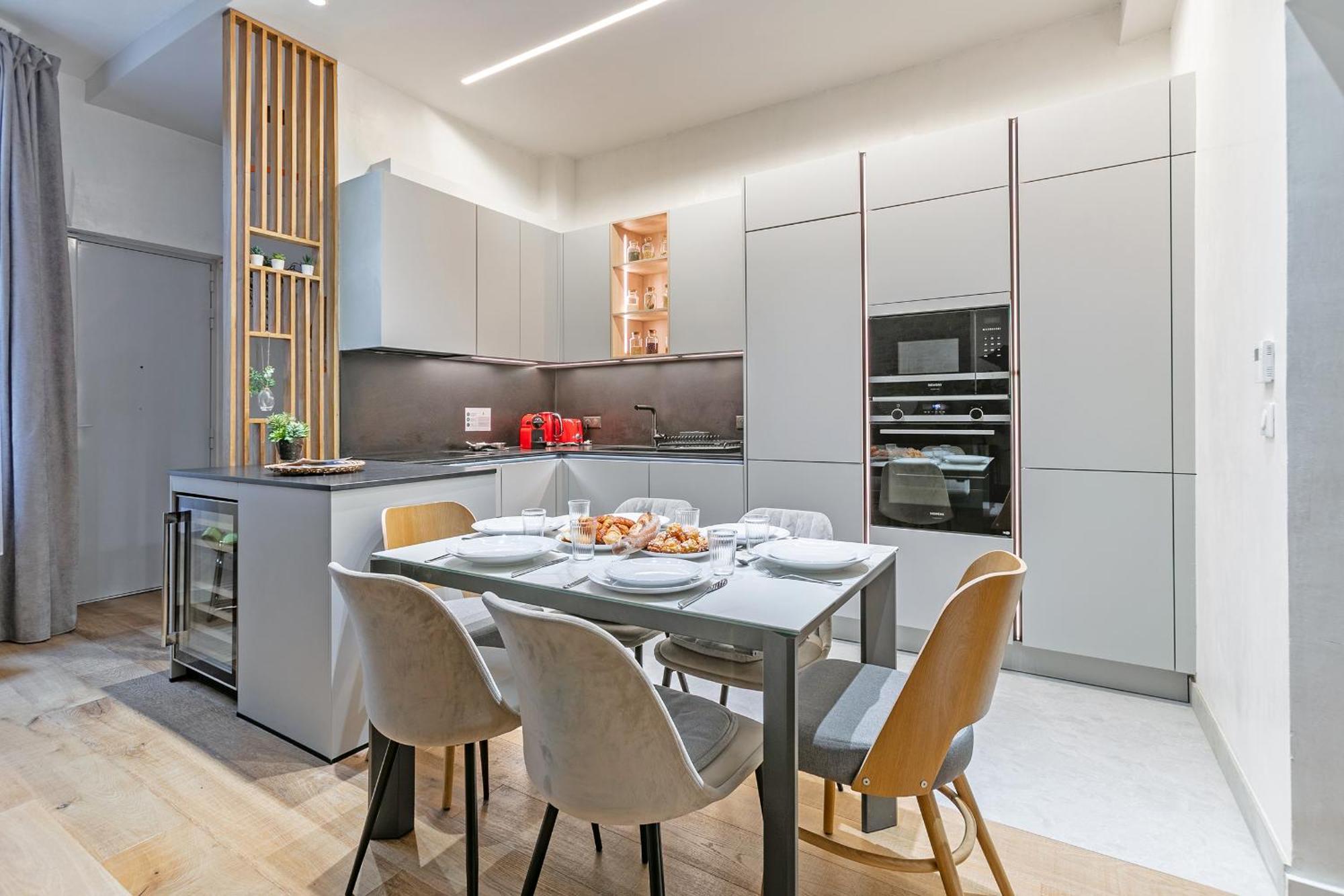 Elegante Parisienne Au Coeur Du Marais Appartement